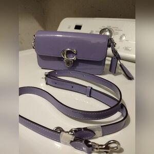 Coach Studio 20 Bag In Lavender Patent Leather